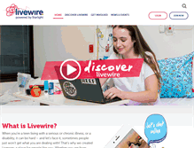 Tablet Screenshot of livewire.org.au